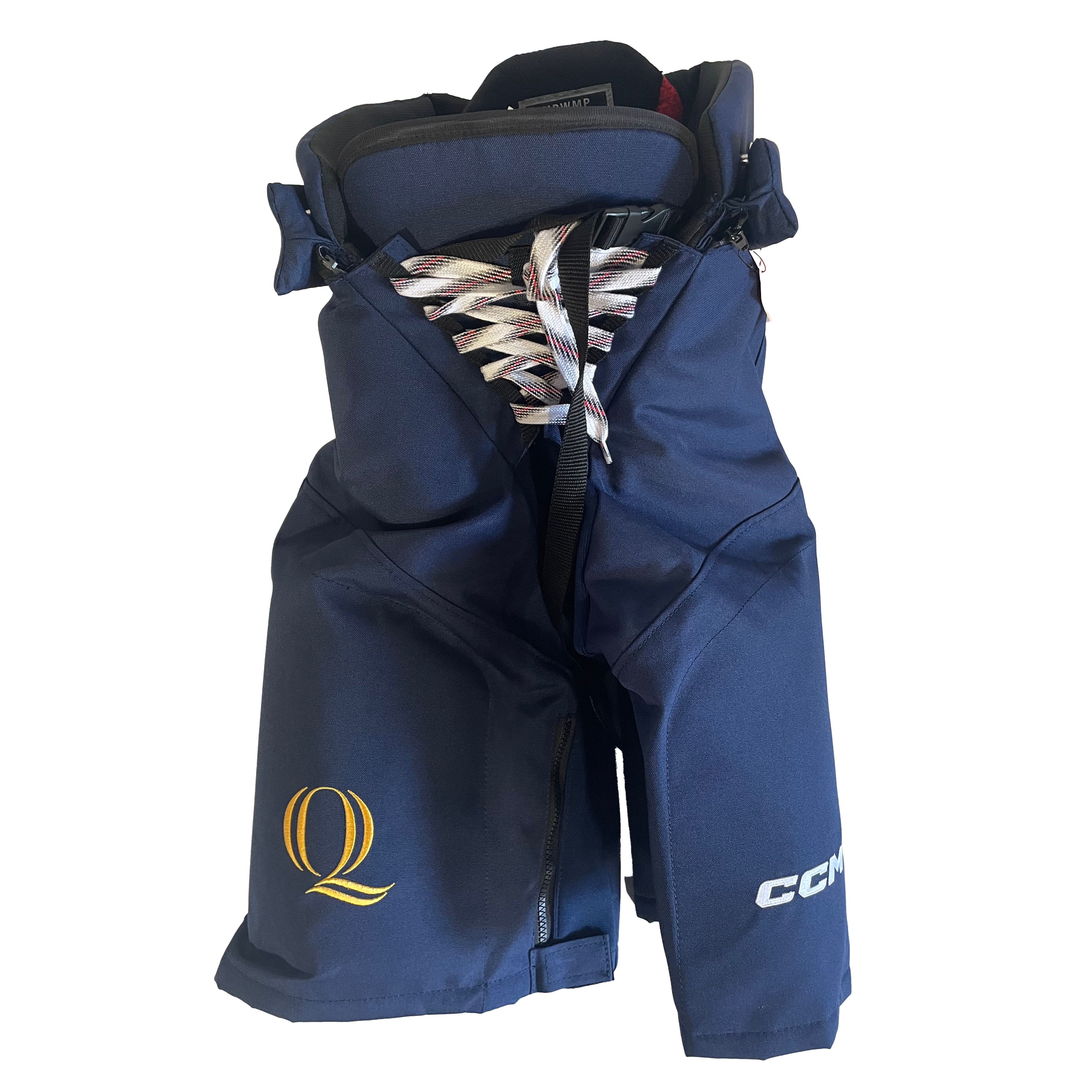 CCM HPWMP - Pantalon de hockey NCAA Pro Stock pour femme (bleu marine)
